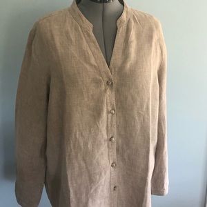 J Jill xl linen shirt
